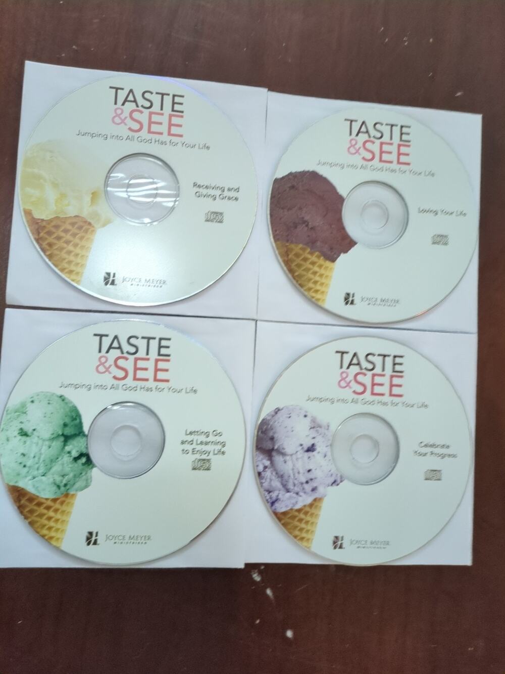 Joyce Meyer, Taste & See. Jumping into All God has for Your Life 4 CD discs only